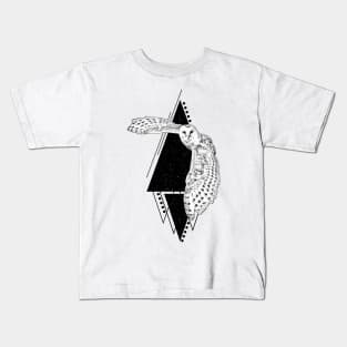 Geometric Owl Kids T-Shirt